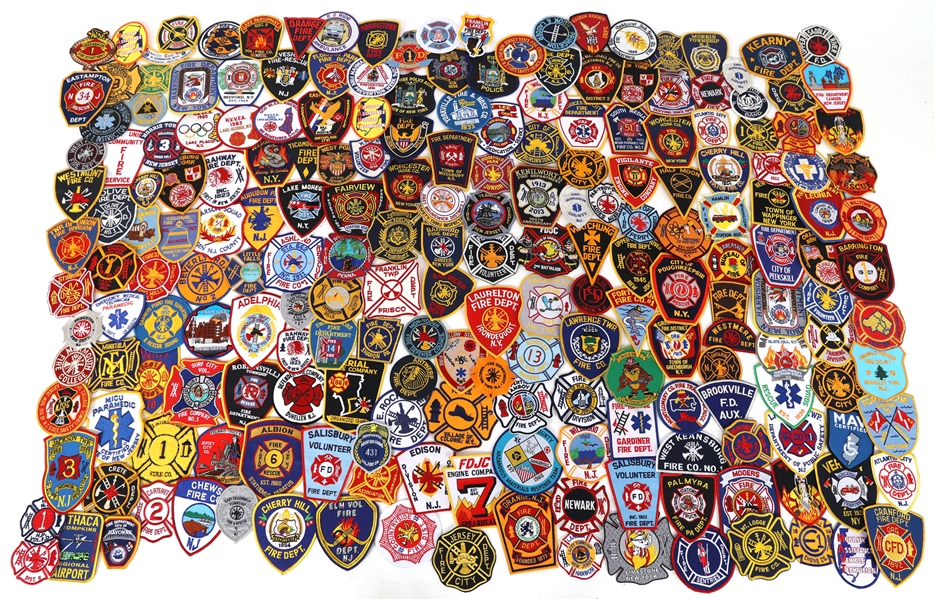 FIRE DEPARTMENT & EMERGENCY PATCHES - NY, NJ, & PA