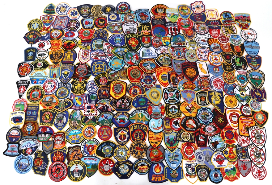 FIRE DEPARTMENT & EMERGENCY PATCHES 