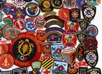 INT'L FIRE DEPARTMENT PATCHES EUROPE ASIA AFRICA & MORE