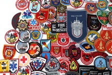 INT'L FIRE DEPARTMENT PATCHES EUROPE ASIA AFRICA & MORE