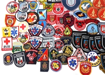 INT'L FIRE DEPARTMENT PATCHES EUROPE ASIA AFRICA & MORE
