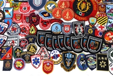 INT'L FIRE DEPARTMENT PATCHES EUROPE ASIA AFRICA & MORE