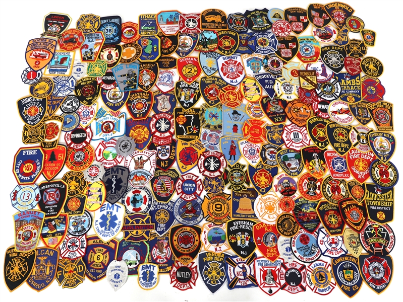FIRE DEPARTMENT & EMERGENCY PATCHES - NY, NJ, & PA