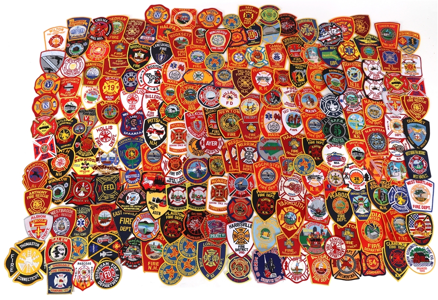 NEW ENGLAND FIRE DEPARTMENT & EMERGENCY PATCHES