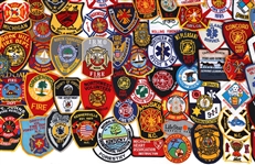 FIRE DEPARTMENT & EMERGENCY PATCHES SC, KY, TN, MI, NC