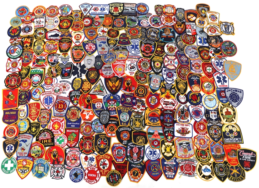 FIRE DEPARTMENT & EMERGENCY PATCHES TN, MI, NC, SC, KY