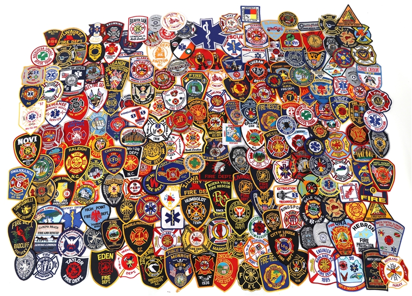 FIRE DEPARTMENT & EMERGENCY PATCHES KY, TN, MI, NC, SC