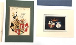 FAMILY CREST HERALDIC ART PAINTINGS