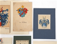 FAMILY CREST HERALDIC ART PAINTINGS