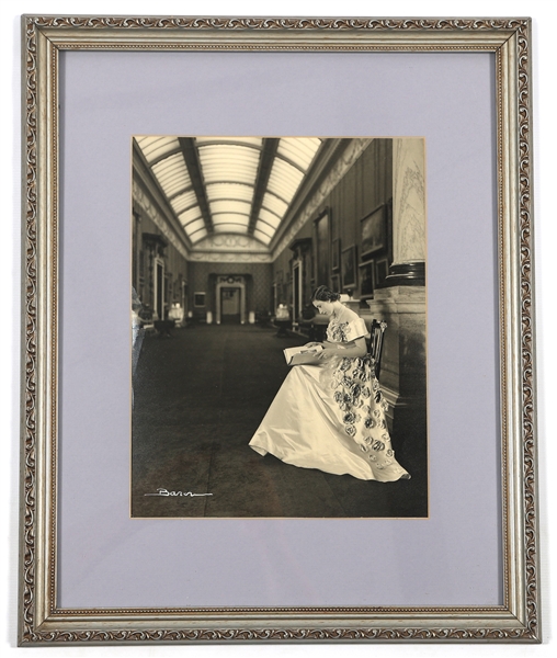 PRINCESS MARGARET PHOTOGRAPHER SIGNED PHOTO PRINT