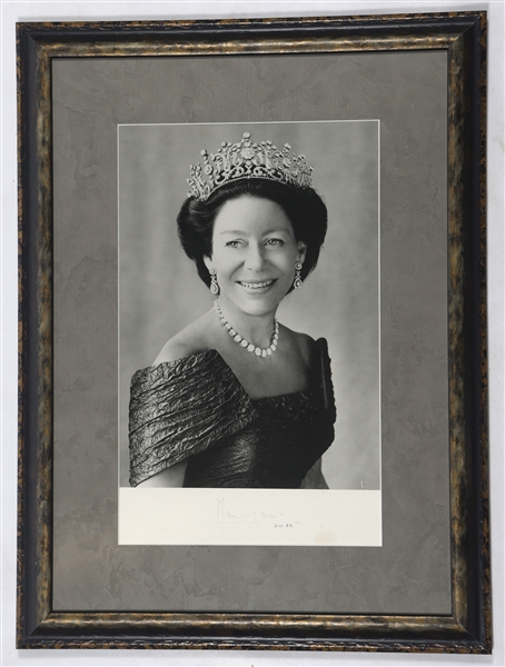 1989 PRINCESS MARGARET SIGNED PHOTOGRAPH