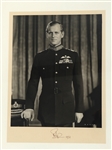 1954 PRINCE PHILIP SIGNED PHOTOGRAPH BY BARON STUDIOS