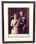 1987 QUEEN ELIZABETH II & PRINCE PHILIP SIGNED PHOTO