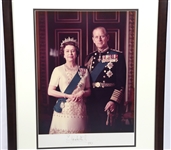 1987 QUEEN ELIZABETH II & PRINCE PHILIP SIGNED PHOTO