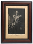 1912 KING GEORGE V W&D DOWNEY STUDIO SIGNED PHOTO