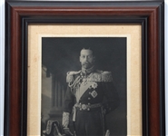 1912 KING GEORGE V W&D DOWNEY STUDIO SIGNED PHOTO