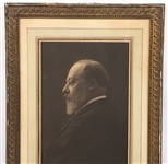 1903 KING EDWARD VII SIGNED ADOLF DE MEYER PHOTO PRINT