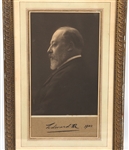 1903 KING EDWARD VII SIGNED ADOLF DE MEYER PHOTO PRINT