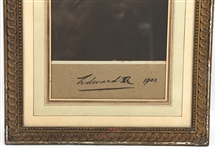 1903 KING EDWARD VII SIGNED ADOLF DE MEYER PHOTO PRINT