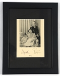 1951 QUEEN ELIZABETH II PRINCE PHILIP SIGNED PHOTO