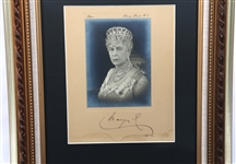 QUEEN CONSORT MARY OF TECK SIGNED PHOTOGRAPH