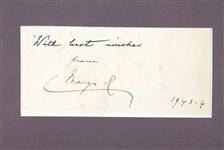 QUEEN CONSORT MARY OF TECK PHOTOGRAPH & SIGNATURE