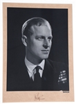 PRINCE PHILIP ROYAL PORTRAIT BY BARON SIGNED PHOTO