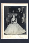 1956 QUEEN ELIZABETH II & PRINCE PHILIP SIGNED PHOTO