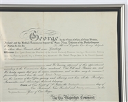 1927 KING GEORGE V SIGNED ROYAL DOCUMENT