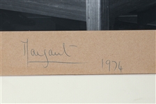 1974 PRINCESS MARGARET SIGNED PHOTO