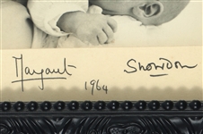 1964 PRINCESS MARGARET EARL OF SNOWDON SIGNED PHOTO