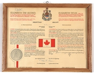 NATL FLAG OF CANADA ROYAL PROCLAMATION COMMEM. PRINT