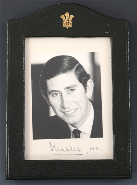 HRH CHARLES III SIGNED PORTRAIT PHOTO