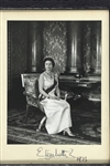 HRH QUEEN ELIZABETH II SIGNED PORTRAIT PHOTO