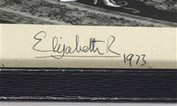 HRH QUEEN ELIZABETH II SIGNED PORTRAIT PHOTO