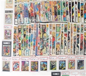 MARVEL COMIC BOOKS & GRADED TRADING CARDS 