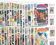 MARVEL COMIC BOOKS & GRADED TRADING CARDS 