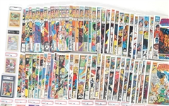 MARVEL COMIC BOOKS & GRADED TRADING CARDS 
