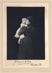QUEEN CONSORT ALEXANDRA & GEORGE V FRAMED PRINT