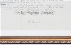 QUEEN ELIZABETH II SIGNED ROYAL CONSUL APPOINTMENT