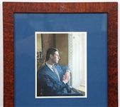KING CHARLES III SIGNED CHRISTMAS CARD IN FRAME