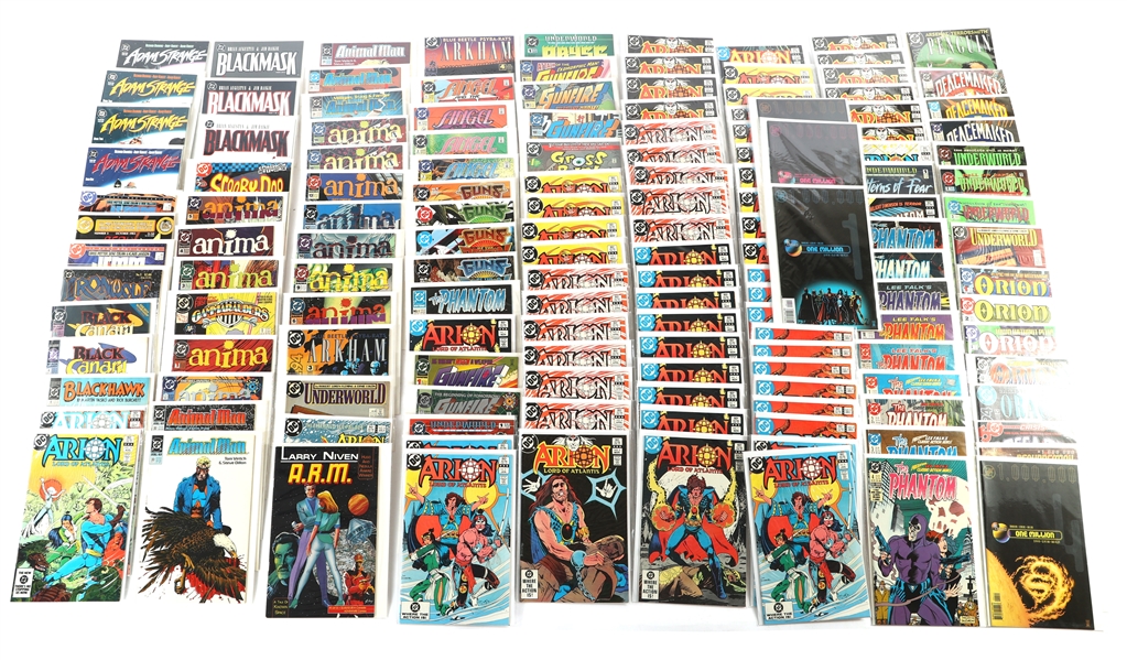 DC COMIC BOOKS - ARION, GUNFIRE, THE PHANTOM 