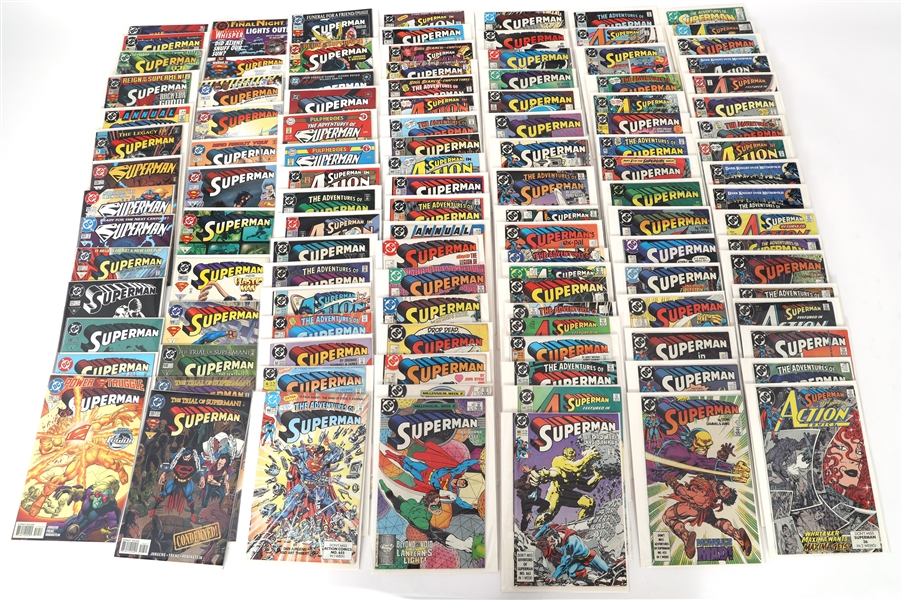 DC SUPERMAN COMIC BOOKS 