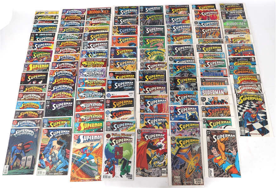 DC SUPERMAN COMIC BOOKS 