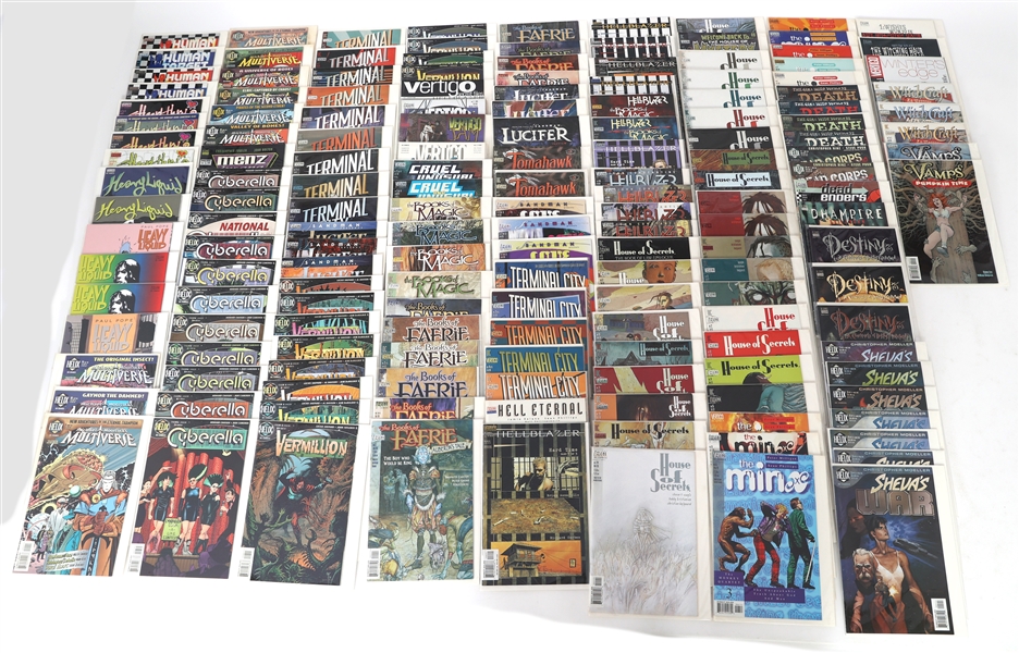 DC VERTIGO AND HELIX COMIC BOOKS 