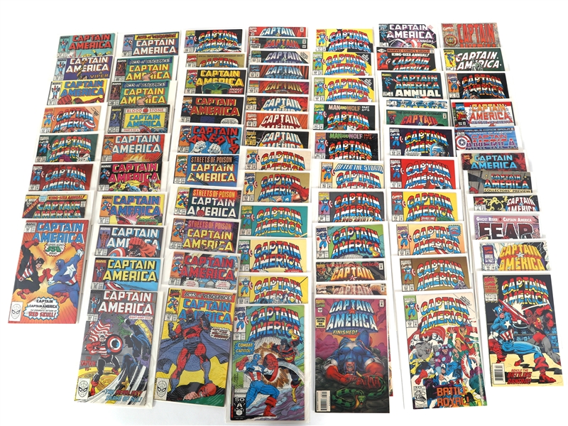 MARVEL CAPTAIN AMERICA COMIC BOOKS