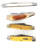 PLASTIC & ANTLER POCKET KNIVES 