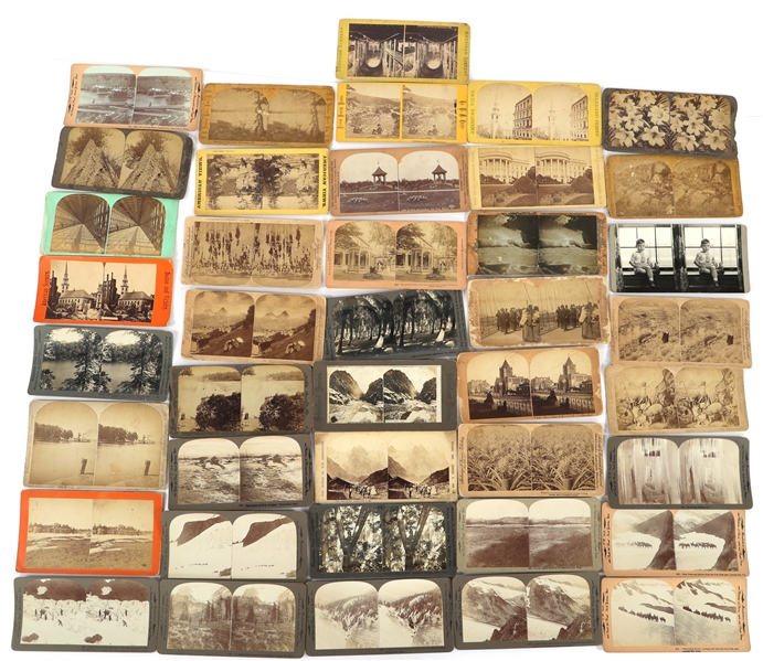 U.S. STEREOVIEW SCENES, LANDMARKS, & HISTORICAL SITES