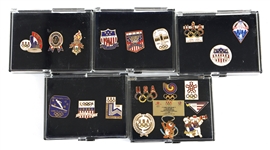 COMMEMORATIVE USA OLYMPIC PINS 
