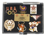 COMMEMORATIVE USA OLYMPIC PINS 